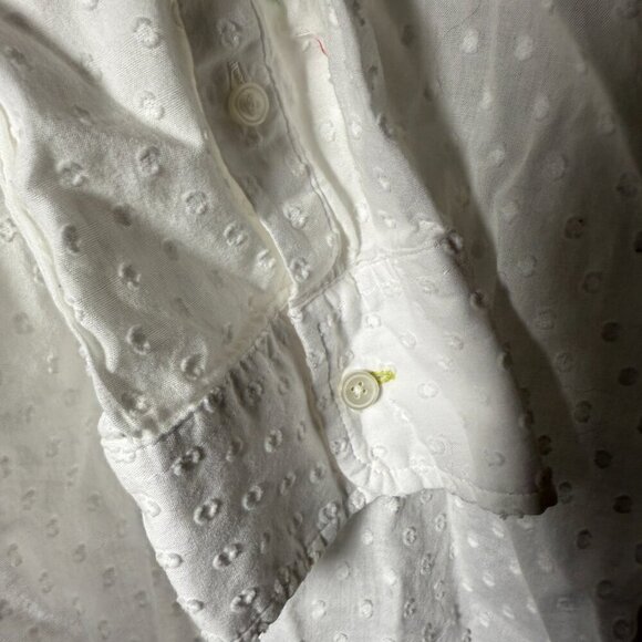 Talbots "The Oprah Magazine Collection" White Tuxedo Long Sleeve Sz 14 - Picture 5 of 6